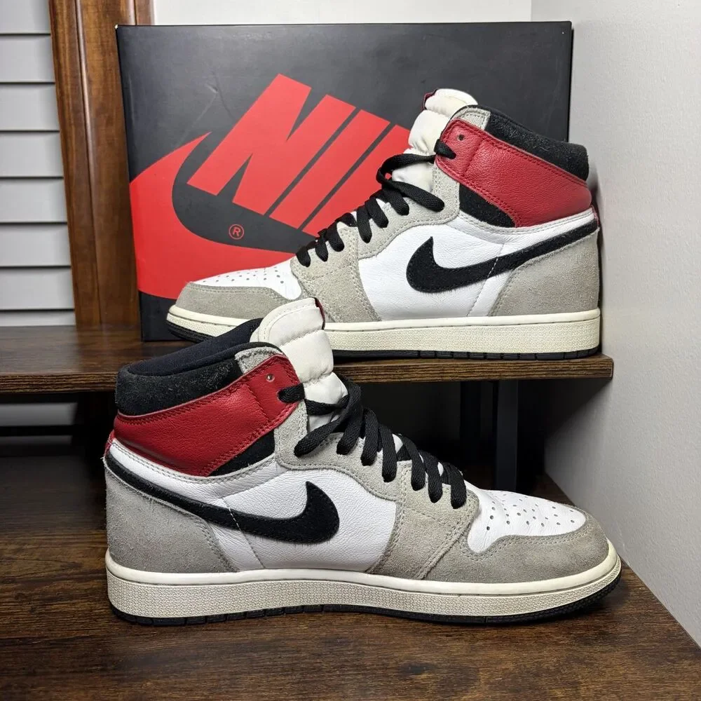 Size 9.5 - Jordan 1 Retro High Light Smoke Grey 2020